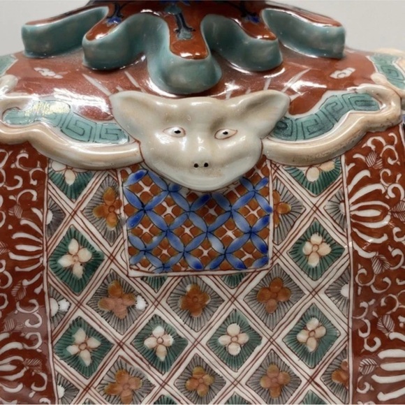 Antique Edo/Meiji Period 18/19c Japanese Porcelain Elephant Kakiemon Style - Picture 6 of 14